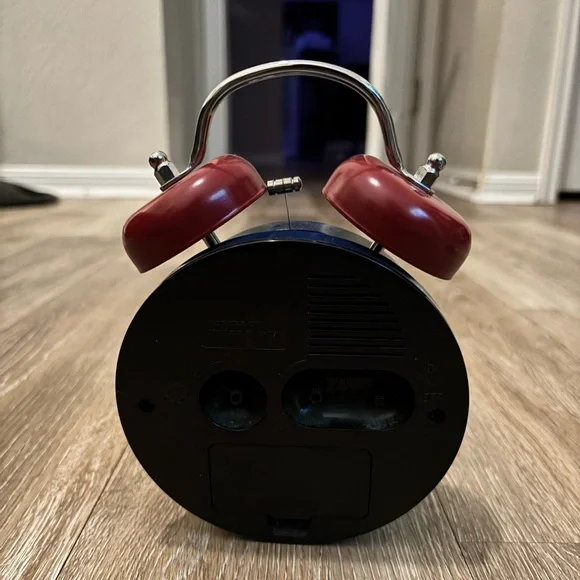 Disney Mickey Mouse Blue and Burgundy Clock - Picture 2 of 2